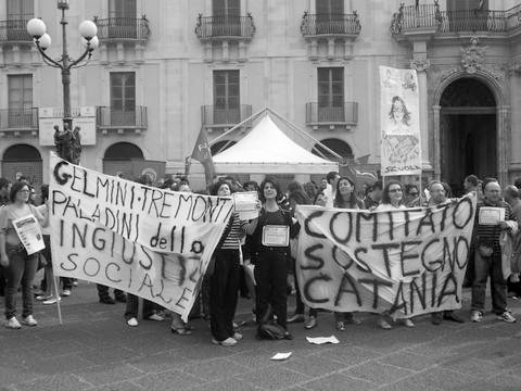 Manifestazione precari (foto Claudia Urzì)